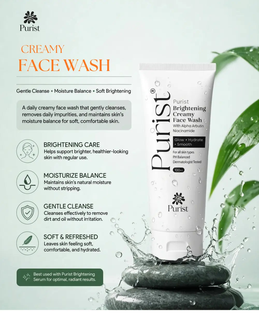 Brightening Creamy Face Wash