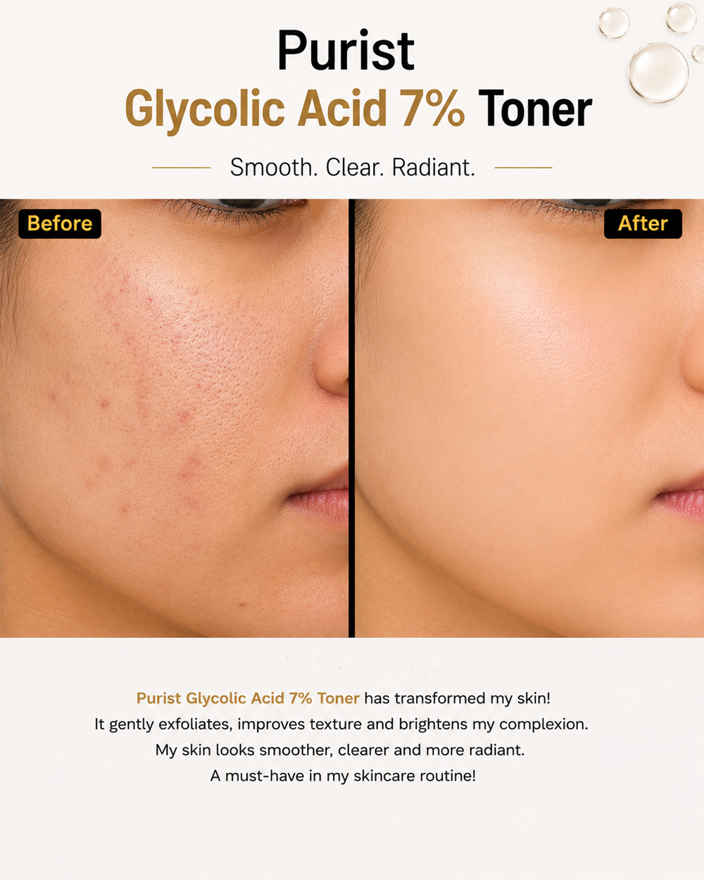 Purist Glycolic Acid 7% Toner