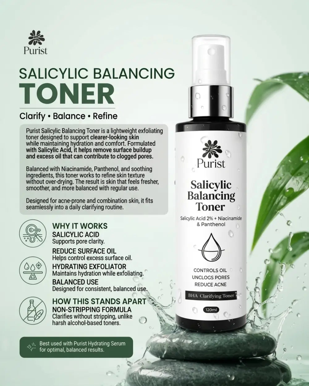 Purist Salicylic Balancing Toner